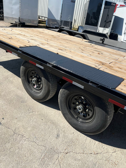 102 x 22' Deckover Trailer Big Tex #14OA-22STA-S8BK - Demo Unit