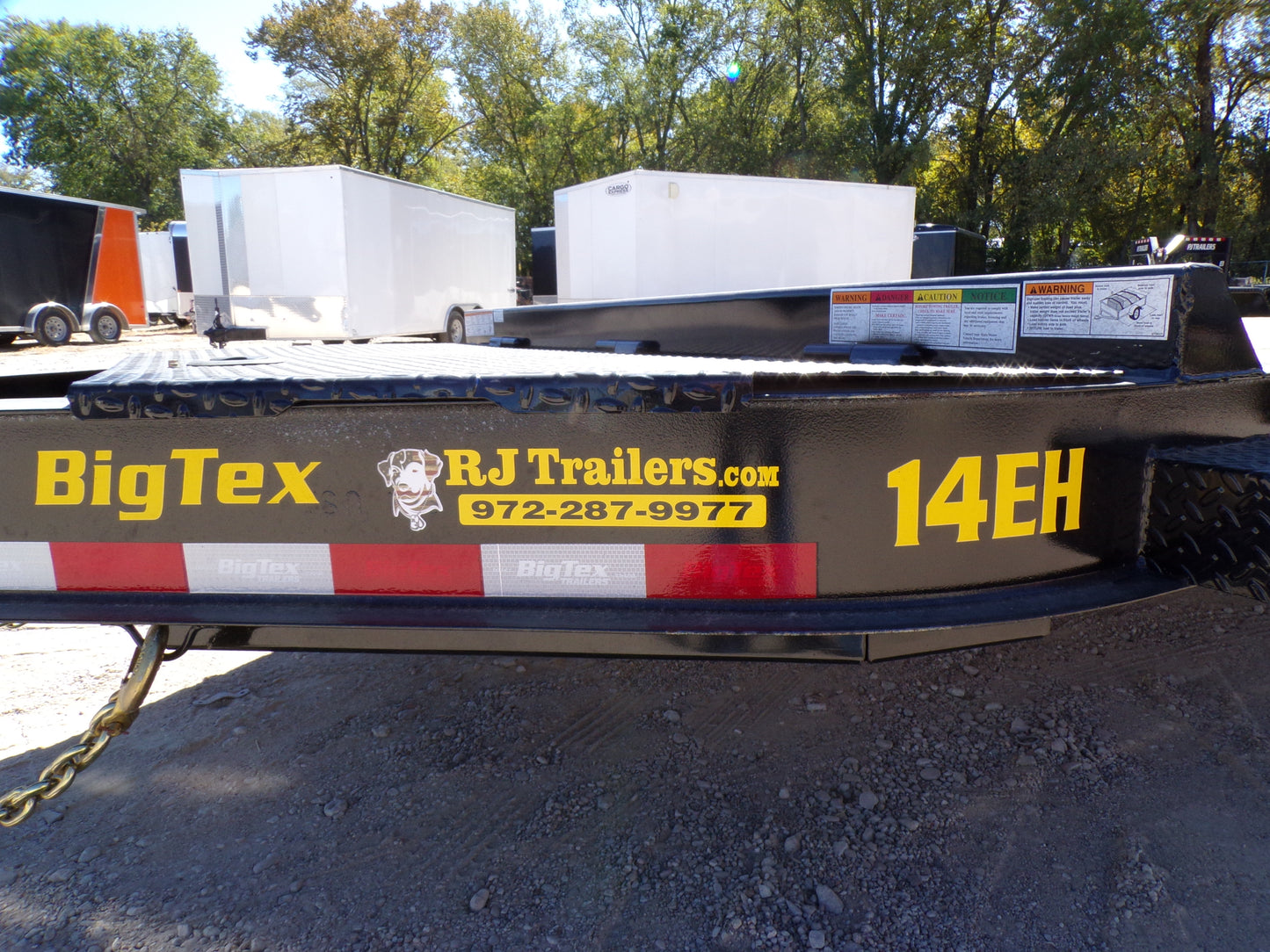 83 x 20' Equipment Trailer Big Tex #14EH-20D3A-KRBK