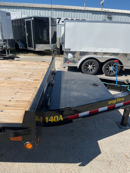 102 x 22' Deckover Trailer Big Tex #14OA-22STA-S8BK - Demo Unit