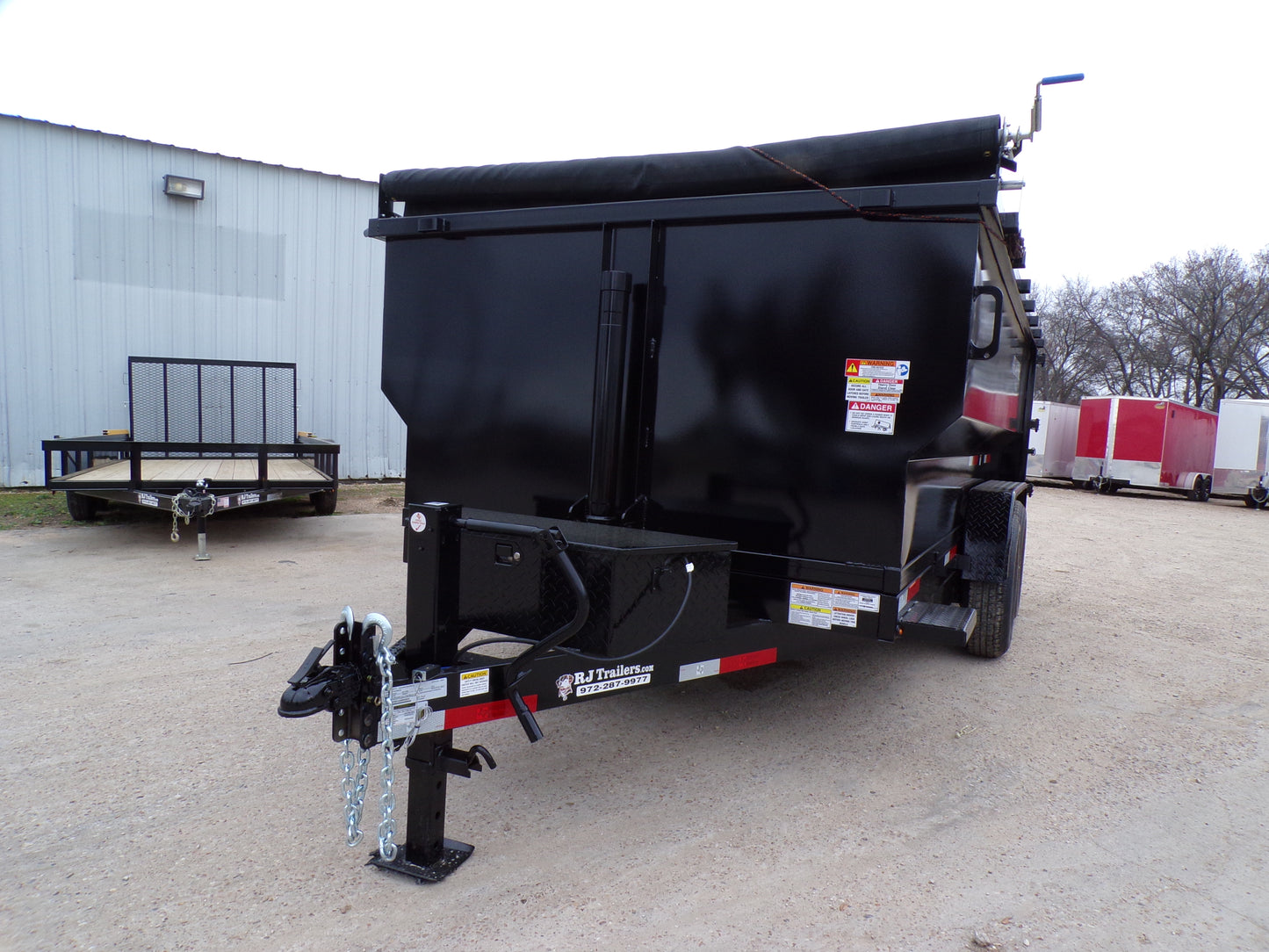 82 x 14' Dump Trailer Texas Pride #DT-7144-16KBP