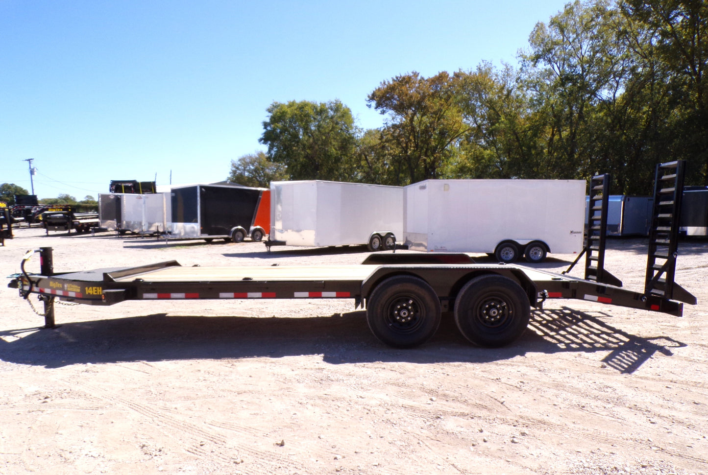 83 x 20' Equipment Trailer Big Tex #14EH-20D3A-KRBK