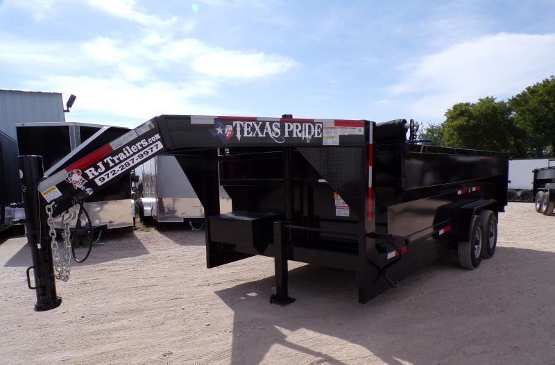 82 x 16' GN Dump Trailer Texas Pride #DT-7163-14KGN