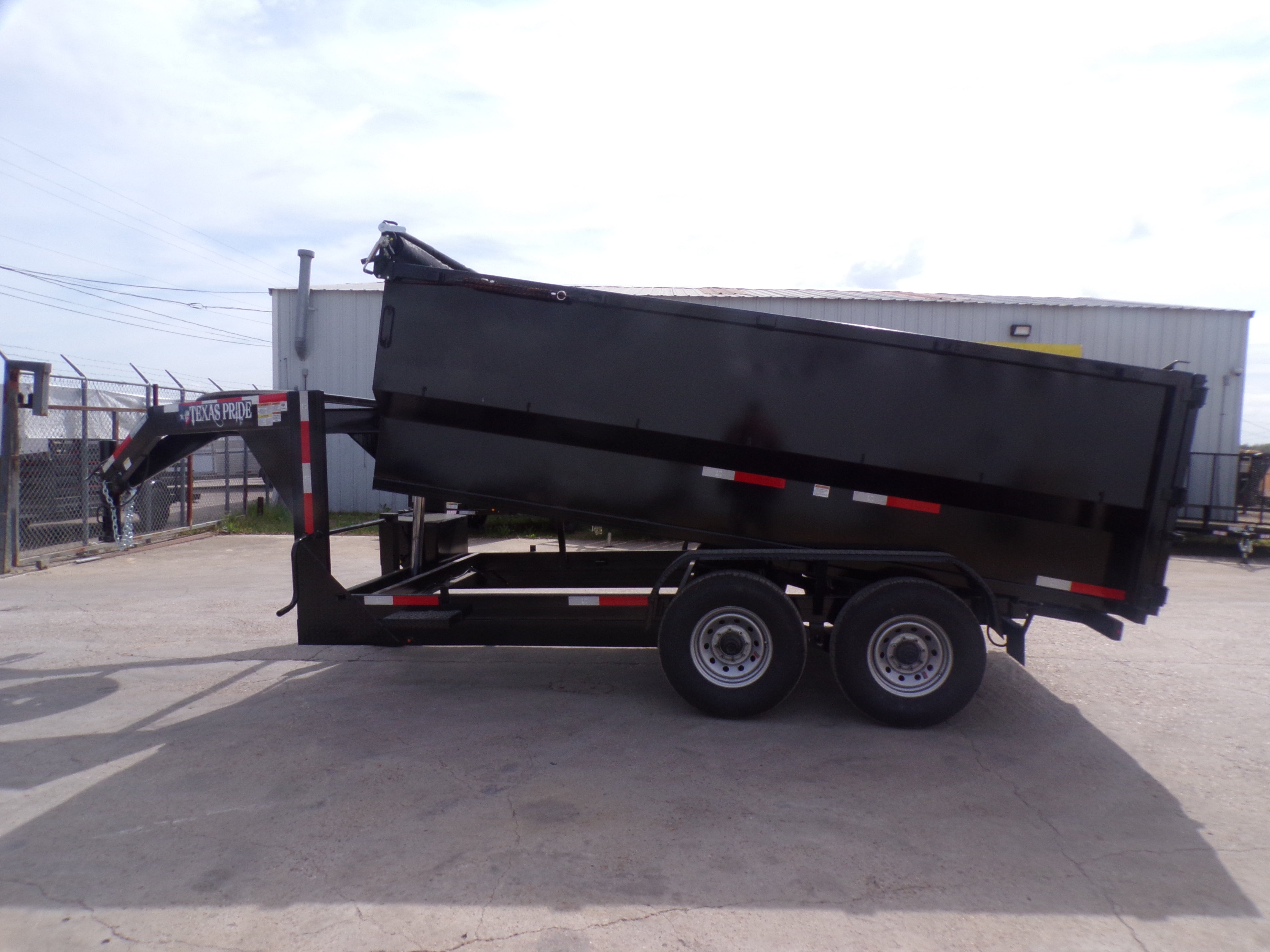 7 x 14' GN Dump Trailer Texas Pride #DT-7144-14KGN – RJ Trailers