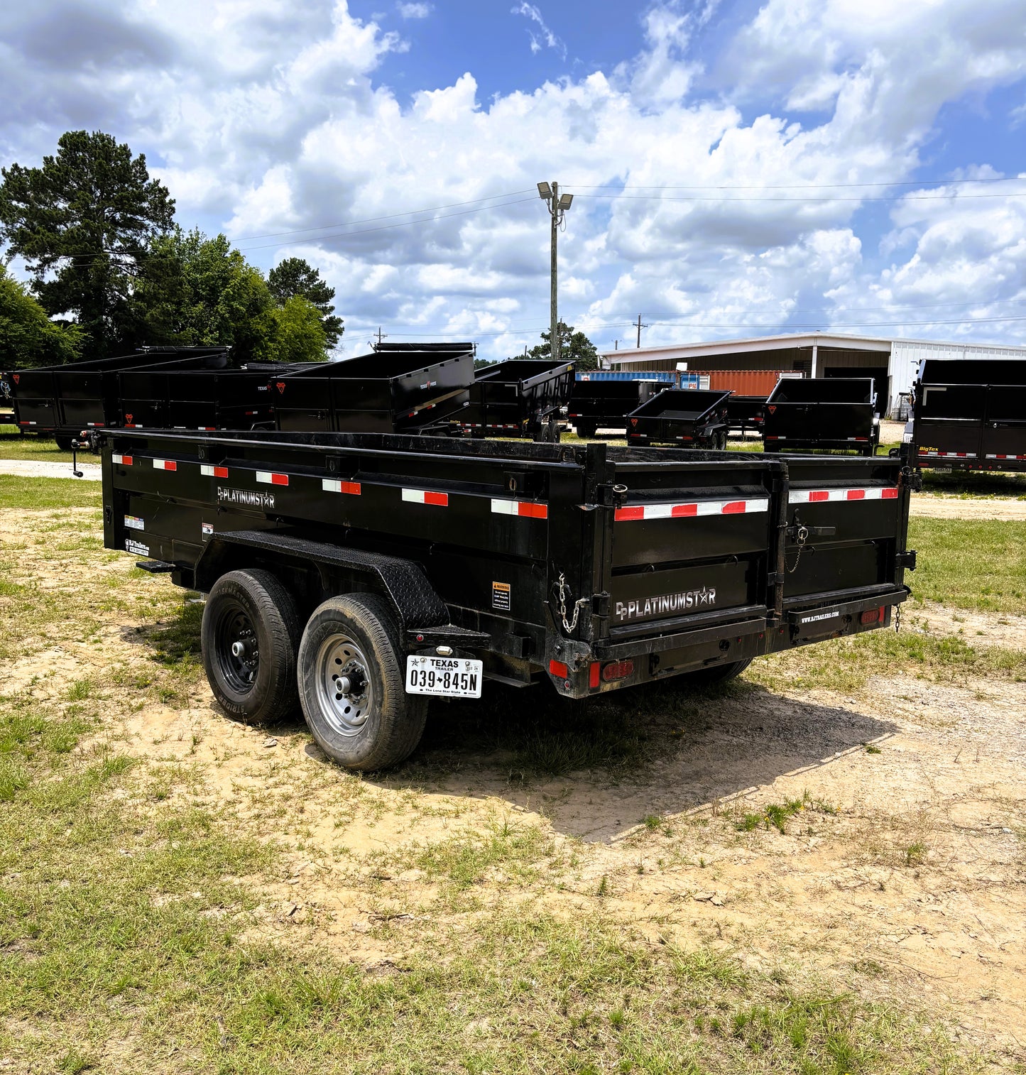 7' x 14' Dump Trailer Platinum Star #14362 - Used