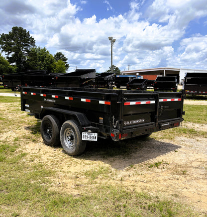 7' x 14' Dump Trailer Platinum Star #14362 - Used