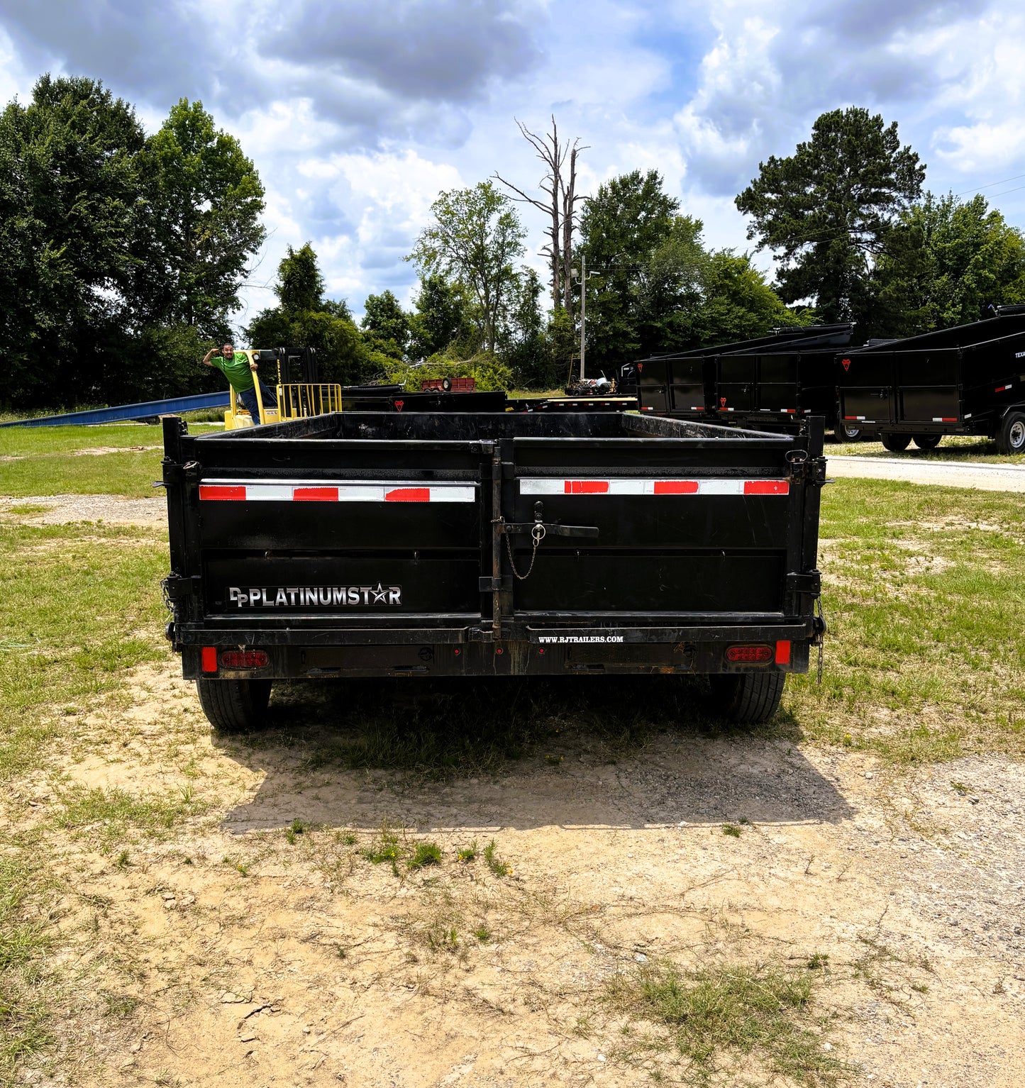 7' x 14' Dump Trailer Platinum Star #14362 - Used