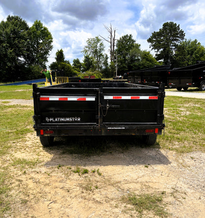 7' x 14' Dump Trailer Platinum Star #14362 - Used