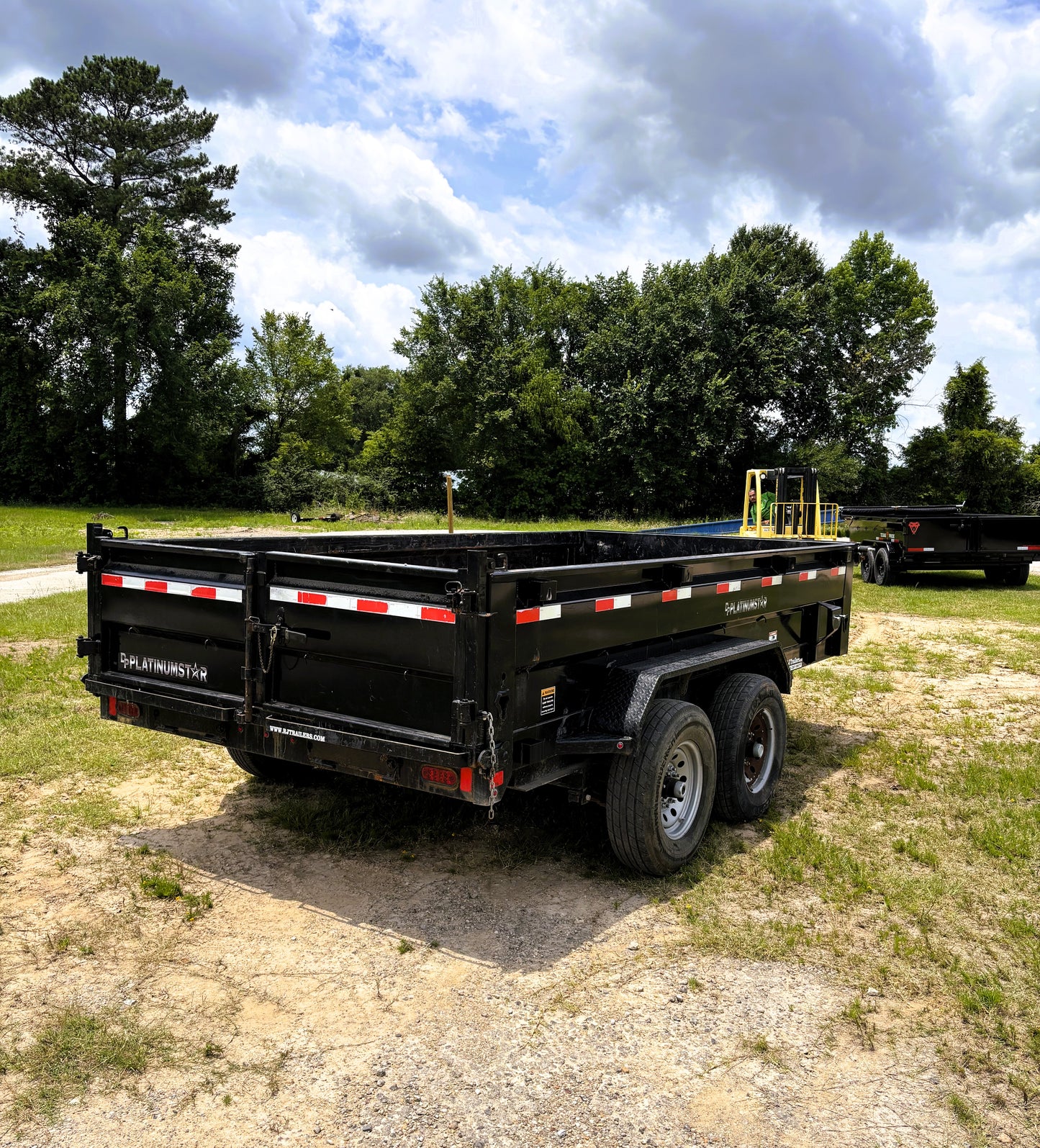 7' x 14' Dump Trailer Platinum Star #14362 - Used