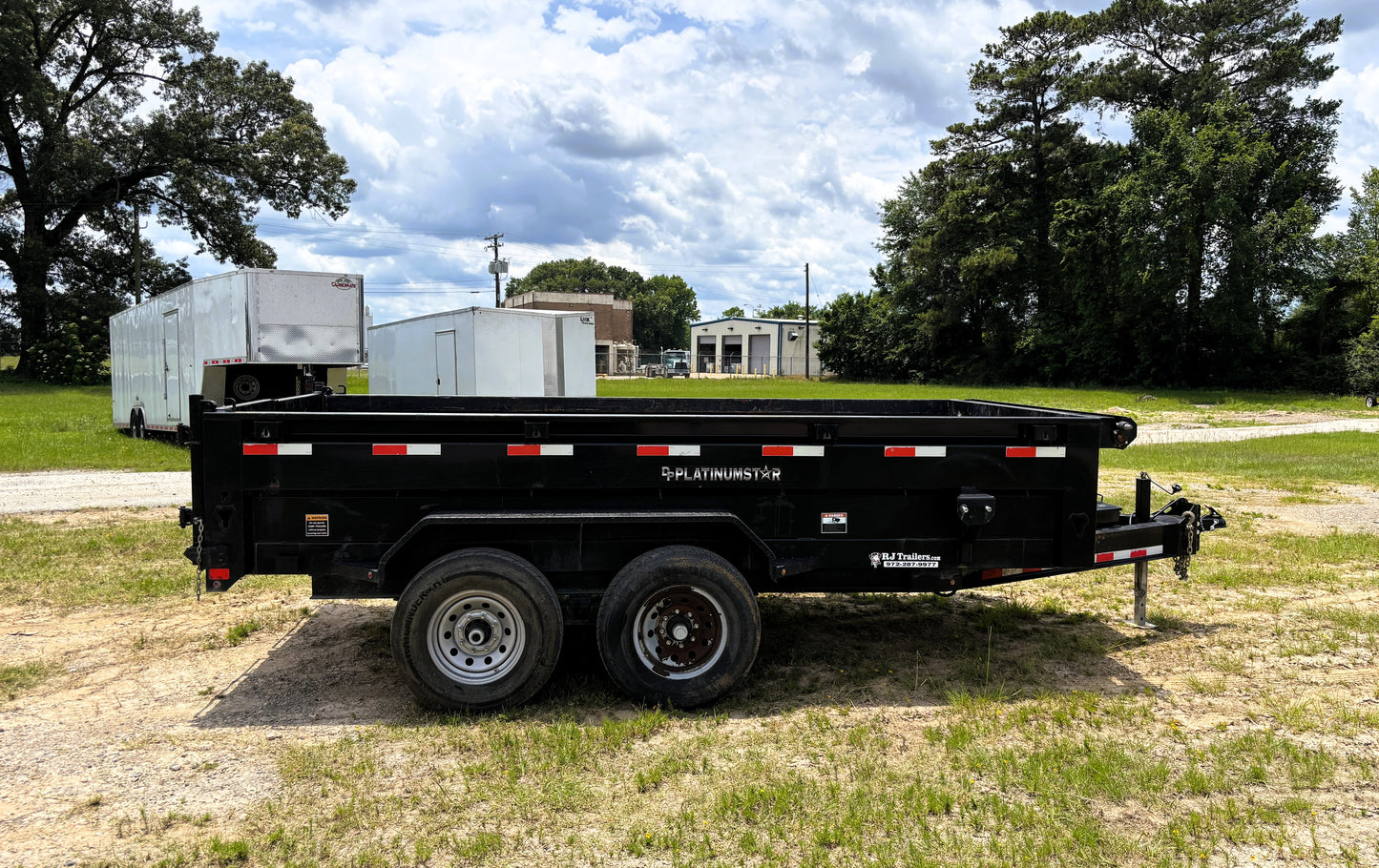 7' x 14' Dump Trailer Platinum Star #14362 - Used