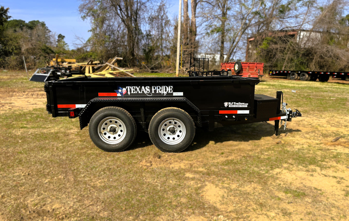 5 x 10' Dump Trailer Texas Pride #DT-510-7K