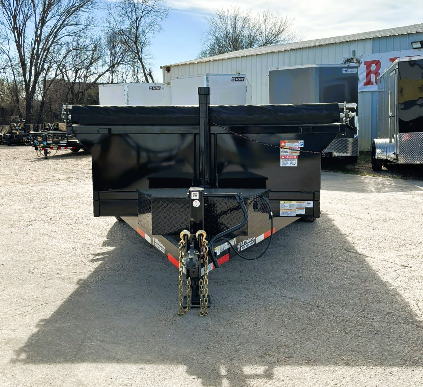7 x 14' BP Dump Trailer Texas Pride #DT-71414-14KBP