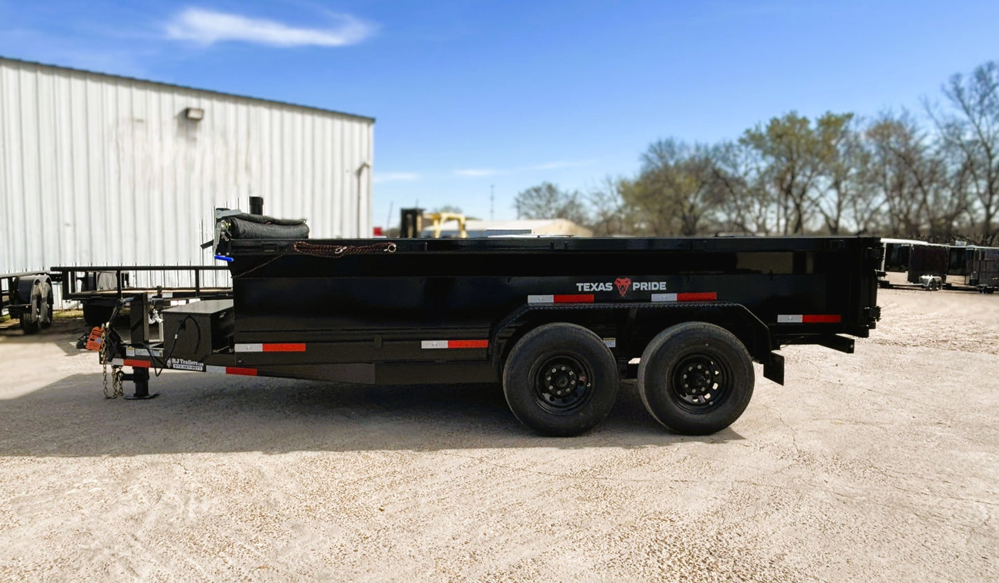 7 x 14' BP Dump Trailer Texas Pride #DT-71414-14KBP
