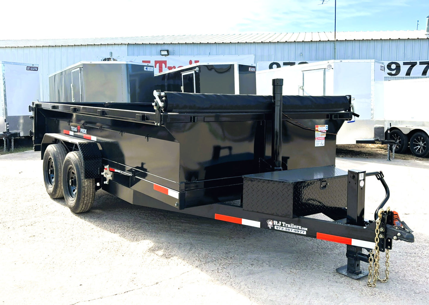 7 x 14' BP Dump Trailer Texas Pride #DT-71414-14KBP