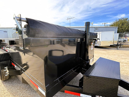 7 x 14' BP Dump Trailer Texas Pride #DT-71414-14KBP