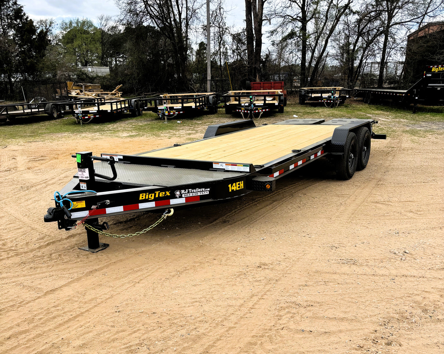 83 x 20' Equipment Trailer Big Tex #14EH-20D3A-MRBK