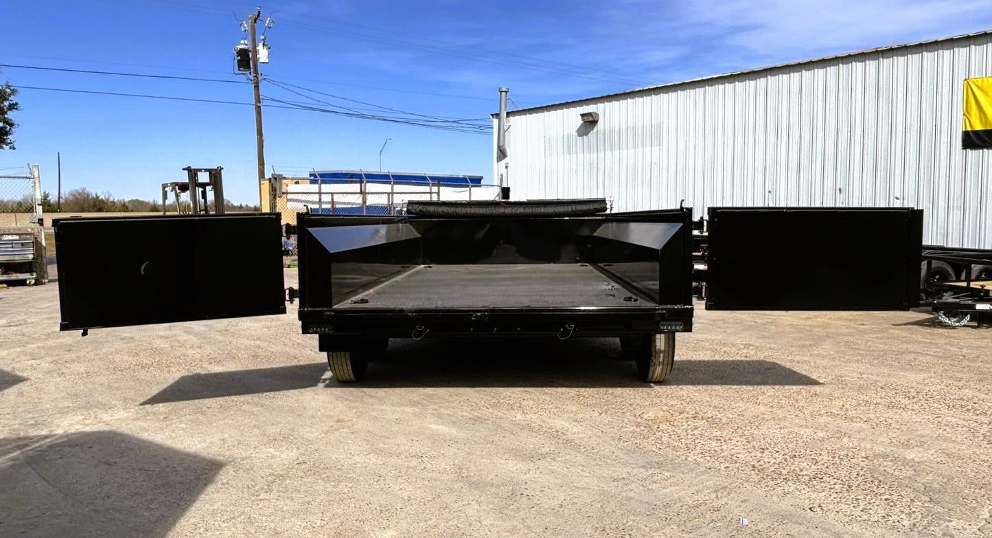 7 x 14' BP Dump Trailer Texas Pride #DT-71414-14KBP