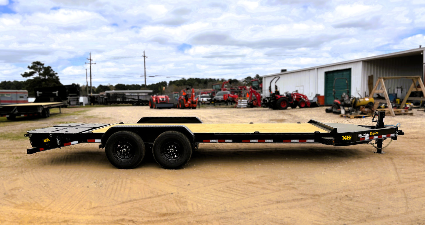 83 x 20' Equipment Trailer Big Tex #14EH-20D3A-MRBK
