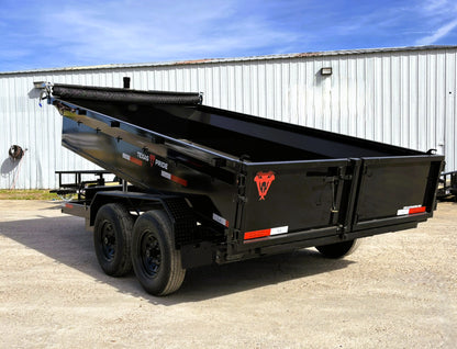 7 x 14' BP Dump Trailer Texas Pride #DT-71414-14KBP