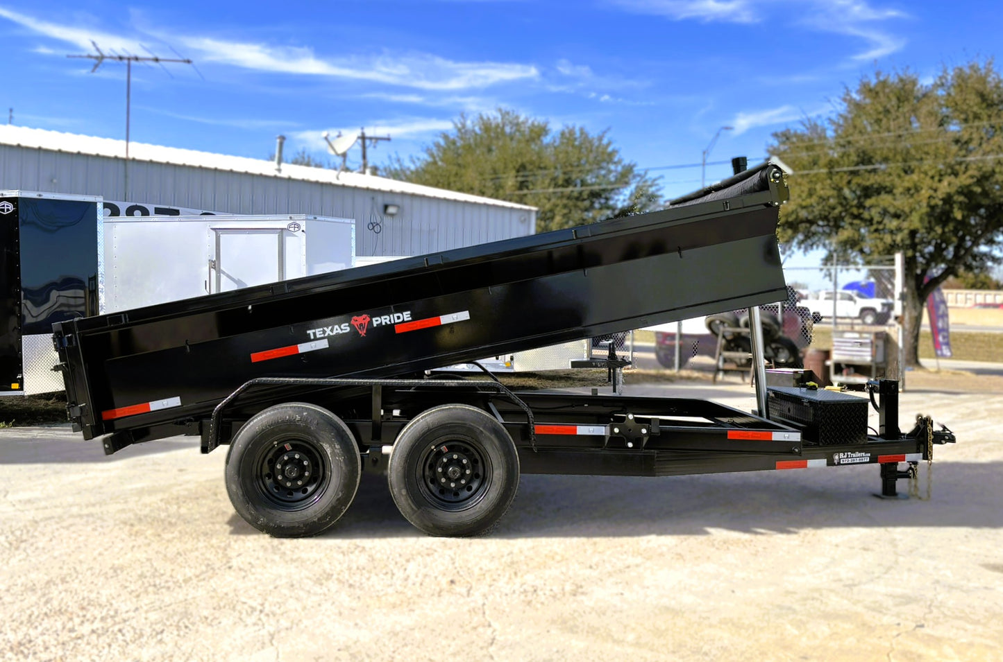 7 x 14' BP Dump Trailer Texas Pride #DT-71414-14KBP