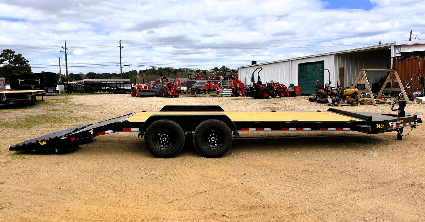 83 x 20' Equipment Trailer Big Tex #14EH-20D3A-MRBK