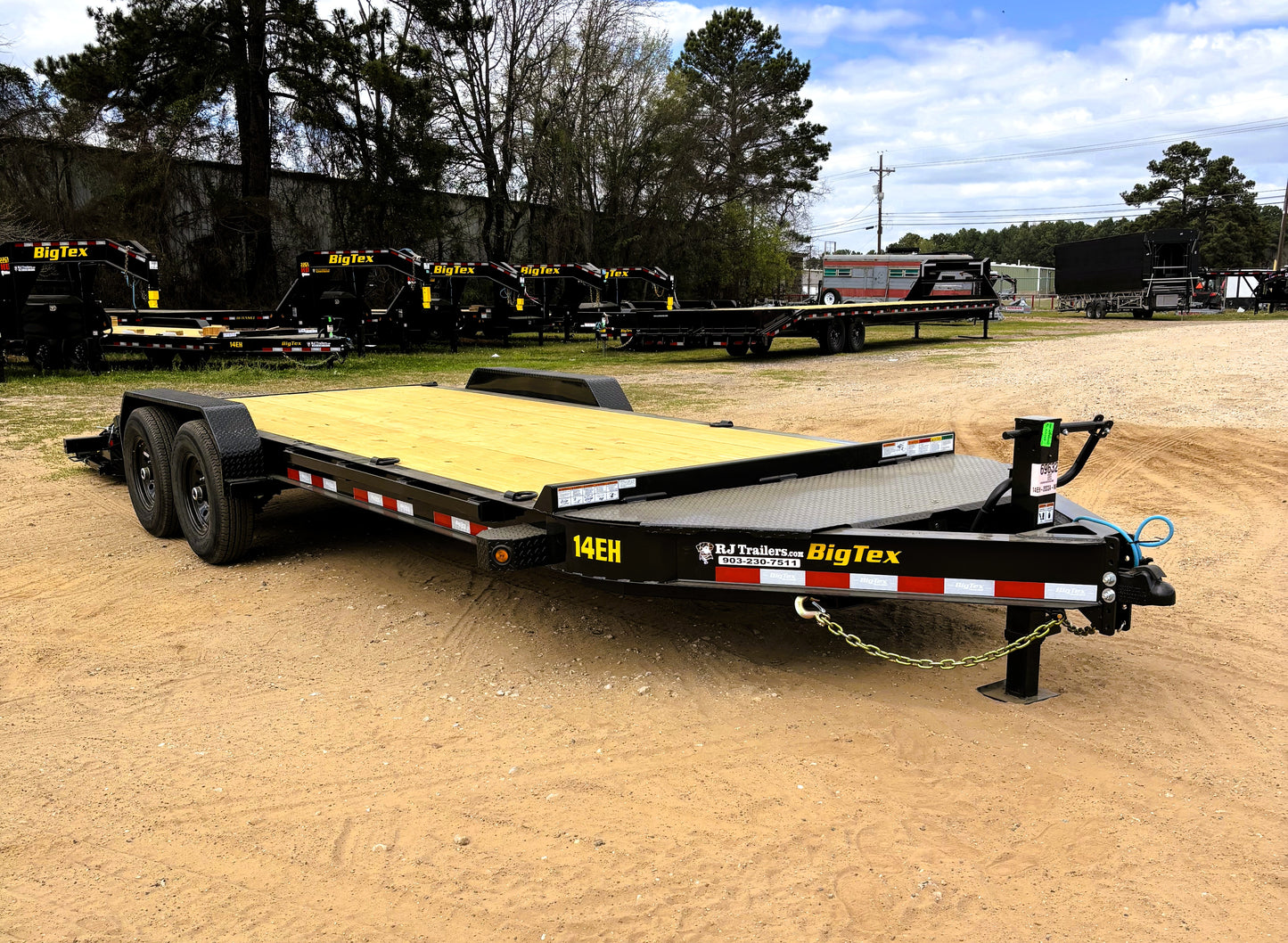 83 x 20' Equipment Trailer Big Tex #14EH-20D3A-MRBK