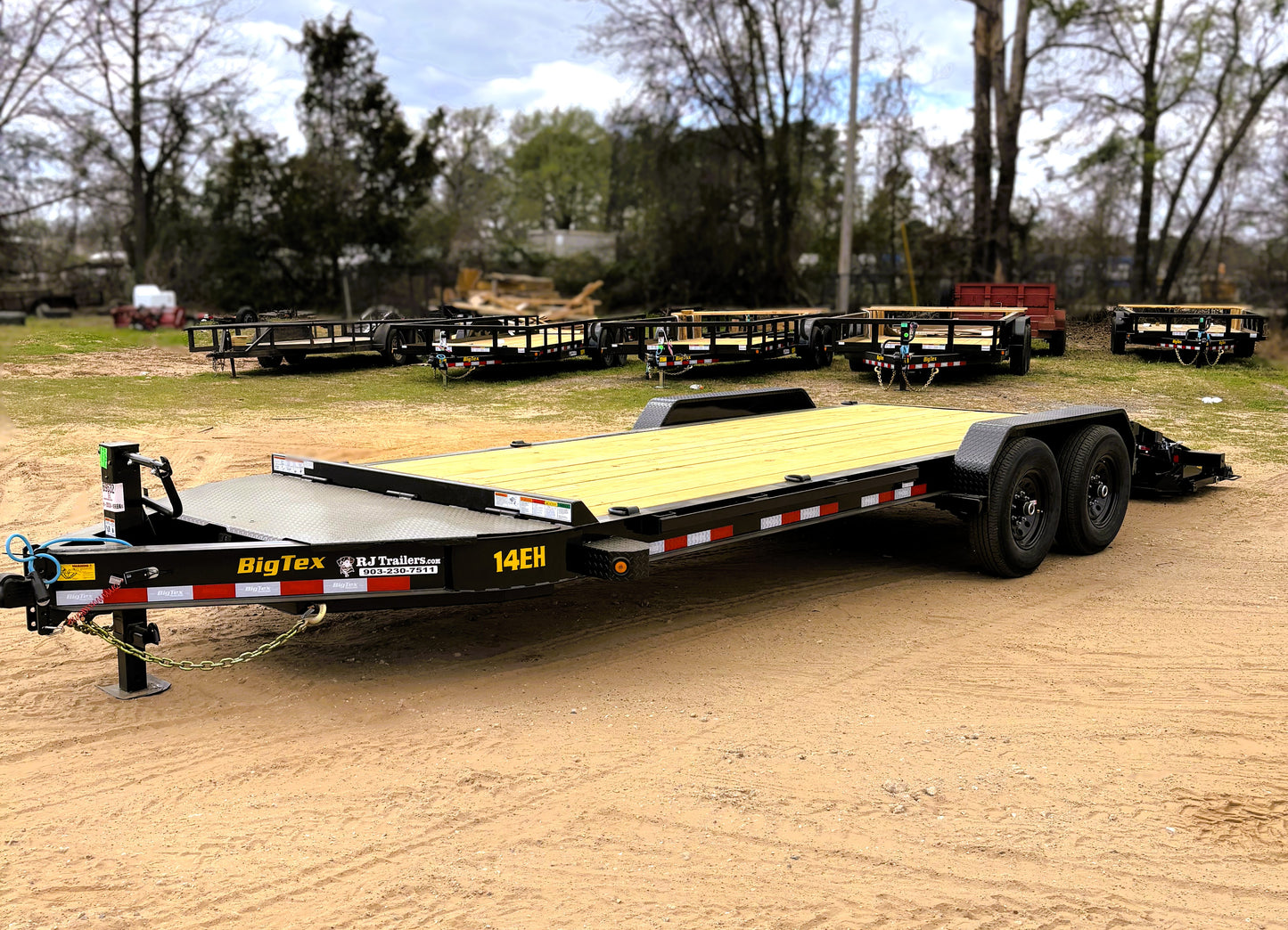 83 x 20' Equipment Trailer Big Tex #14EH-20D3A-MRBK