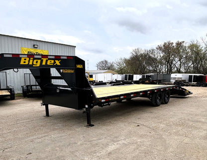 102 x 25' (20 + 5) GN Trailer Big Tex #14GN-25D5A-MRBK