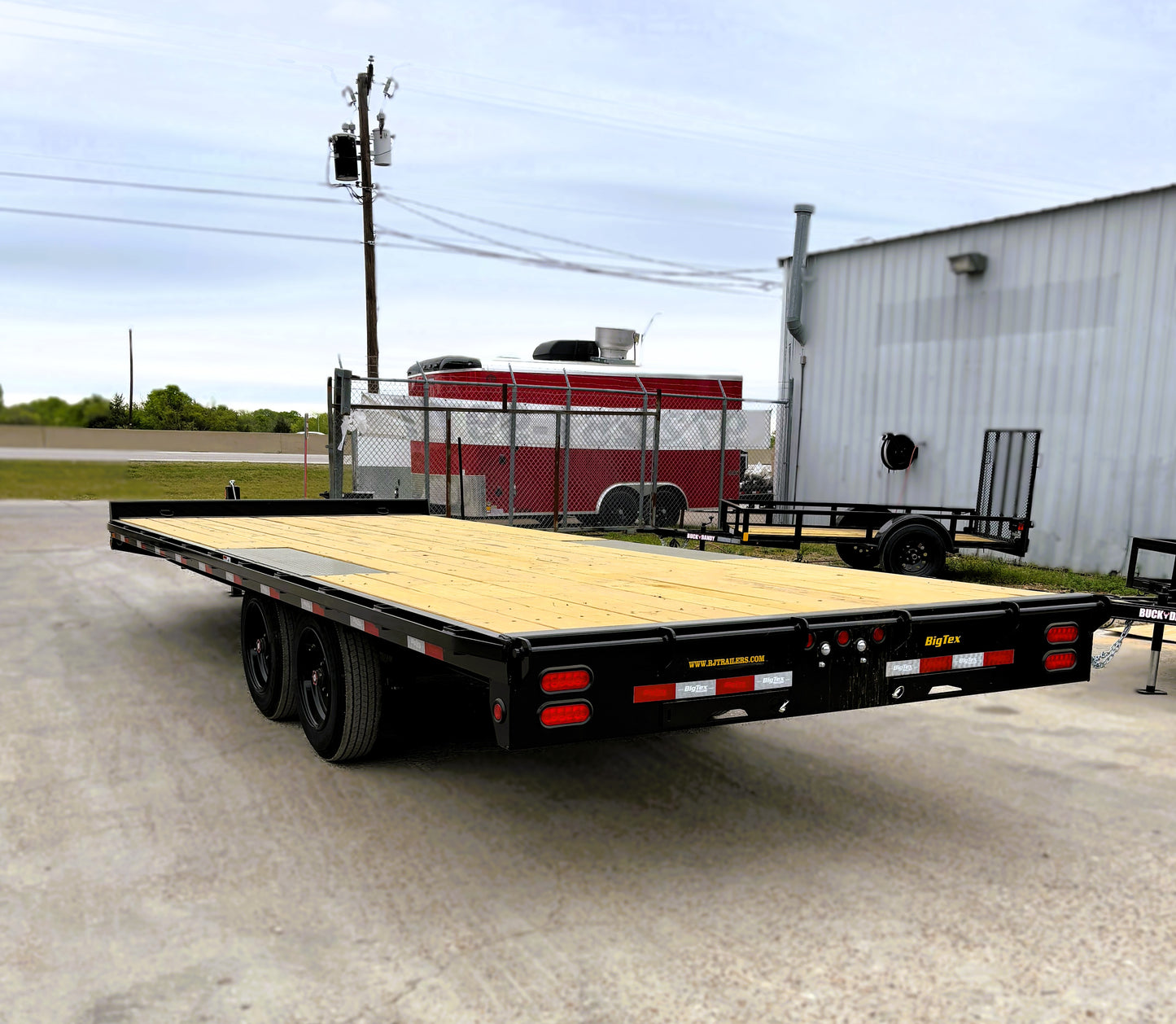 102 x 22' Deckover Trailer Big Tex #16OA-22STA-S8BK