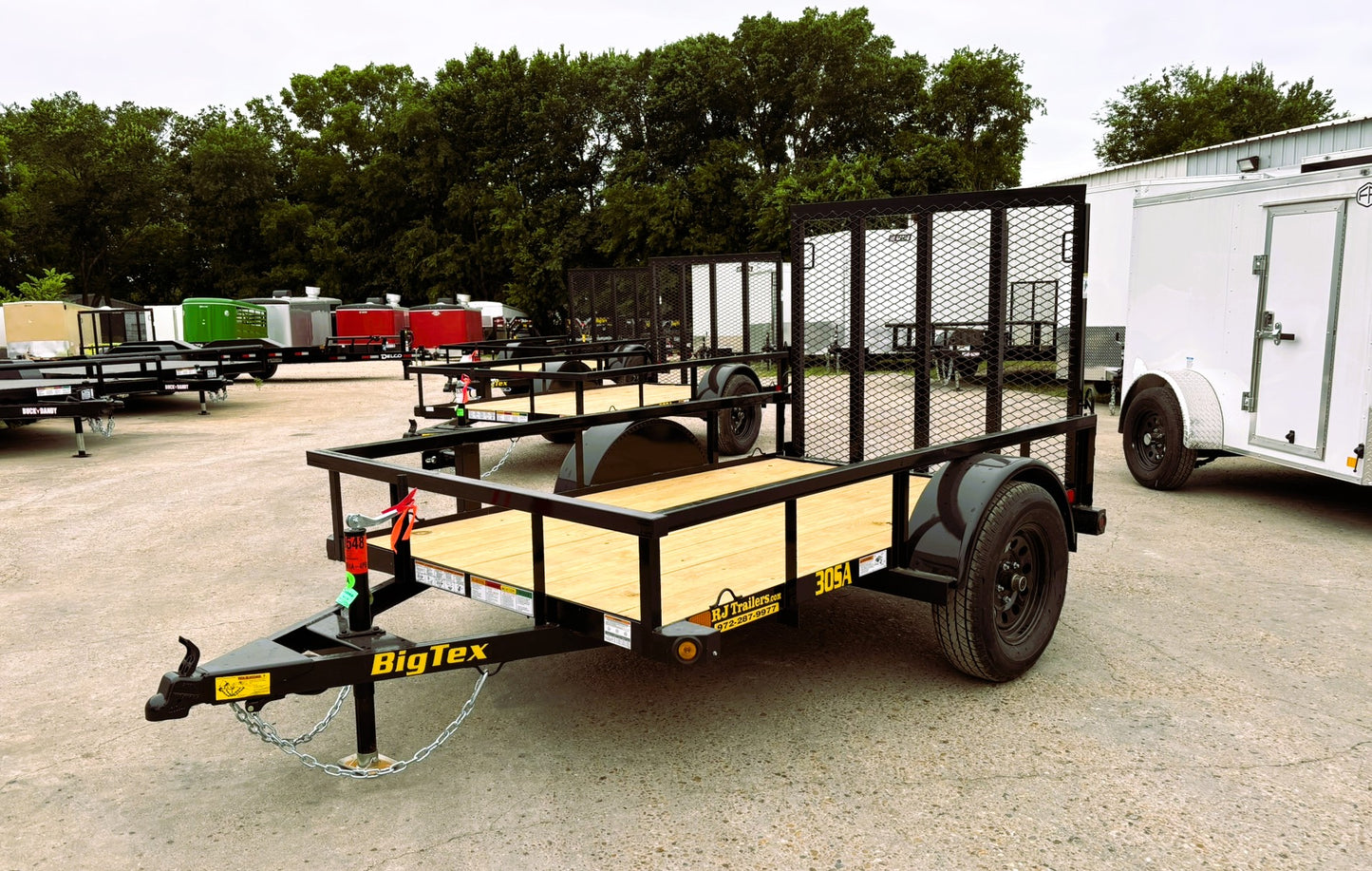 5 x 8' SA Utility Trailer Big Tex #30SA-08R1A-4PBK