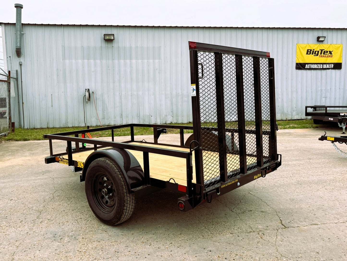 5 x 8' SA Utility Trailer Big Tex #30SA-08R1A-4PBK