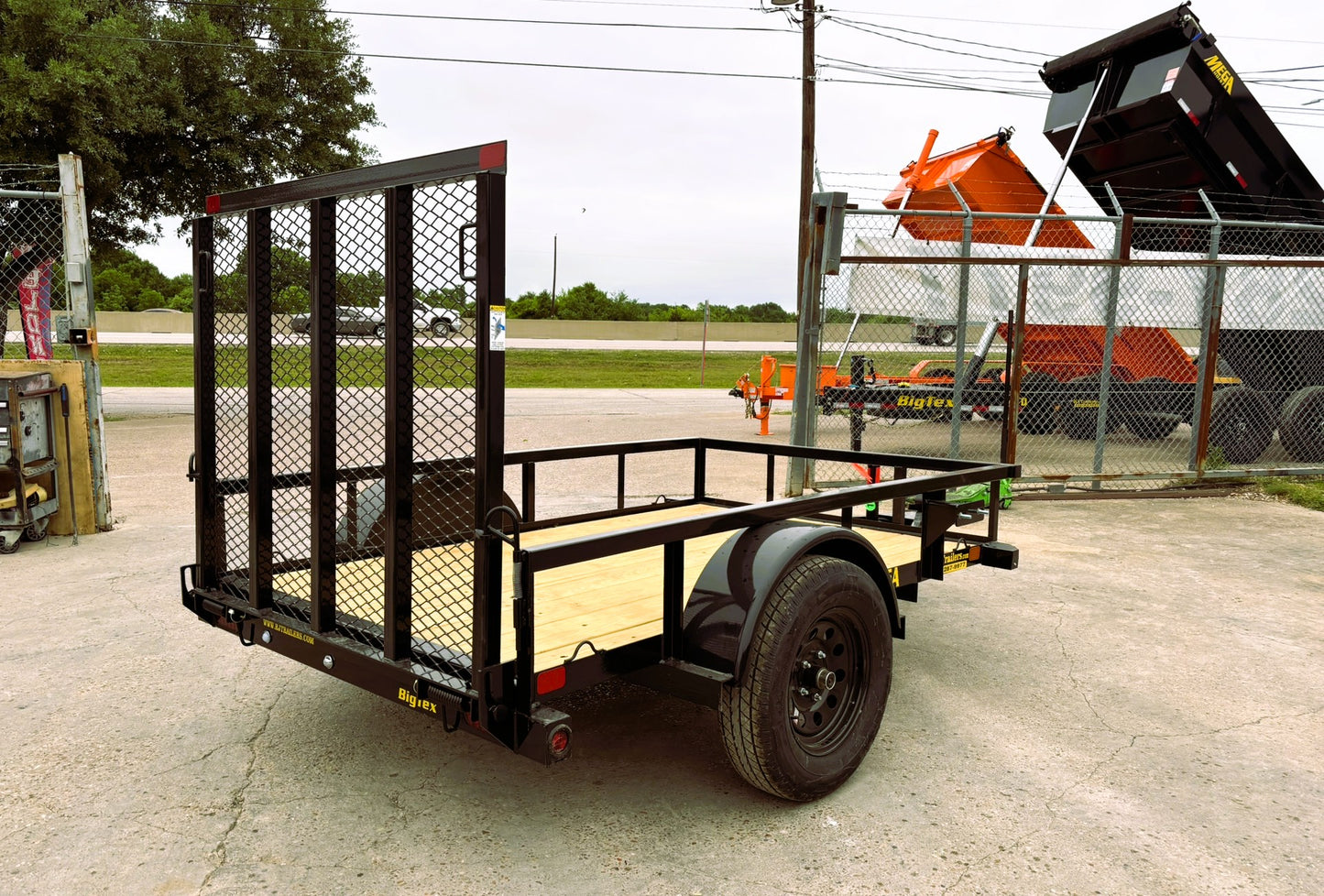 5 x 8' SA Utility Trailer Big Tex #30SA-08R1A-4PBK