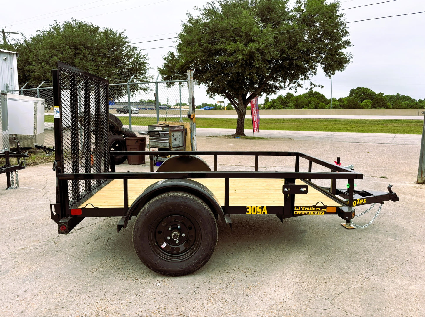 5 x 8' SA Utility Trailer Big Tex #30SA-08R1A-4PBK