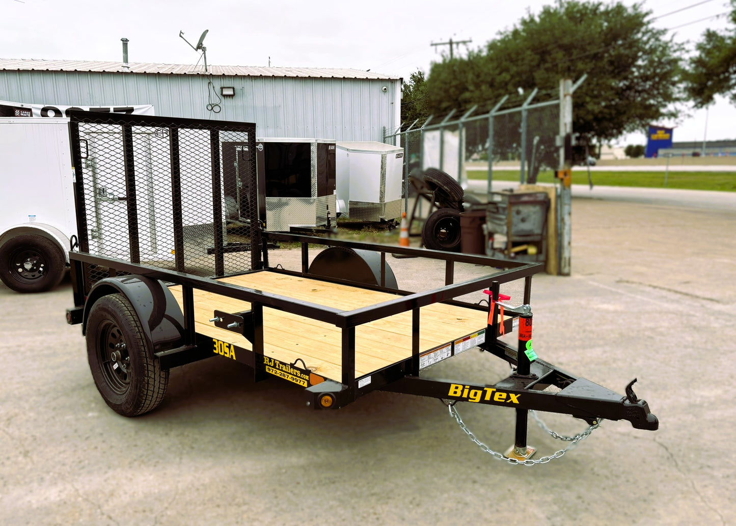 5 x 8' SA Utility Trailer Big Tex #30SA-08R1A-4PBK