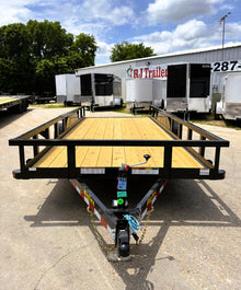 83" x 18' Equipment Trailer Big Tex #10PI-18BK