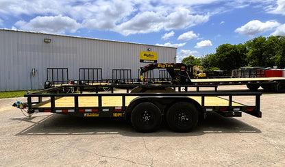 83" x 18' Equipment Trailer Big Tex #10PI-18BK