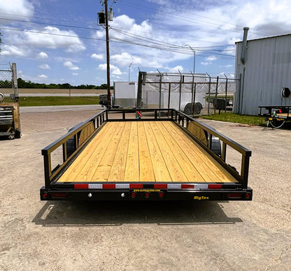 83" x 18' Equipment Trailer Big Tex #10PI-18BK