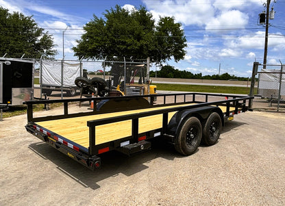 83" x 18' Equipment Trailer Big Tex #10PI-18BK