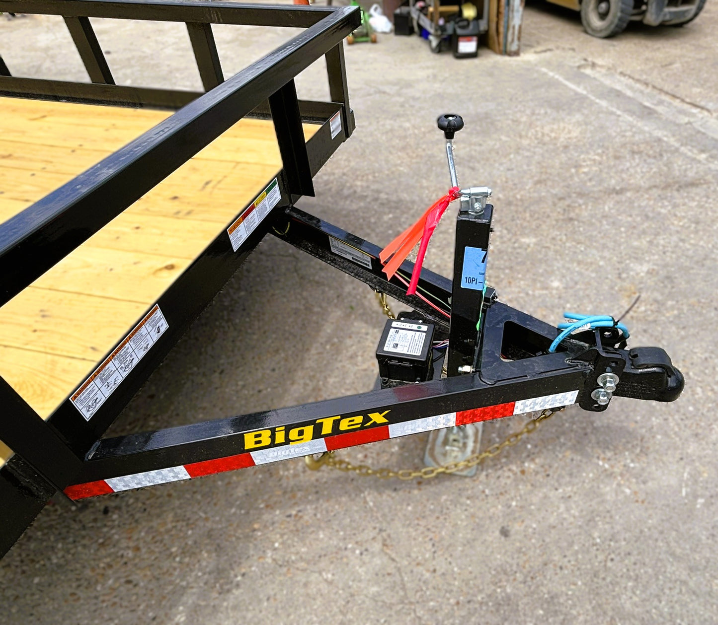 83" x 18' Equipment Trailer Big Tex #10PI-18BK