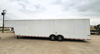 8.5' x 38' Qualifier Enclosed GN Trailer Cargo Mate #TXQFG8.538TA5