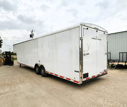 8.5' x 38' Qualifier Enclosed GN Trailer Cargo Mate #TXQFG8.538TA5