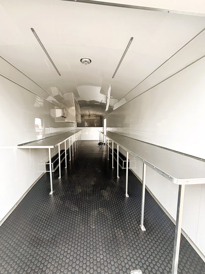 8.5' x 38' Qualifier Enclosed GN Trailer Cargo Mate #TXQFG8.538TA5