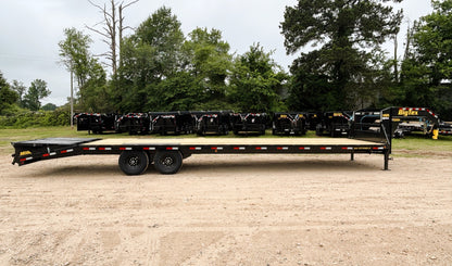 102 x 33' (27 + 5) GN Trailer Big Tex #14GN-33D5A-MRBK