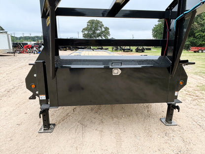 102 x 33' (27 + 5) GN Trailer Big Tex #14GN-33D5A-MRBK