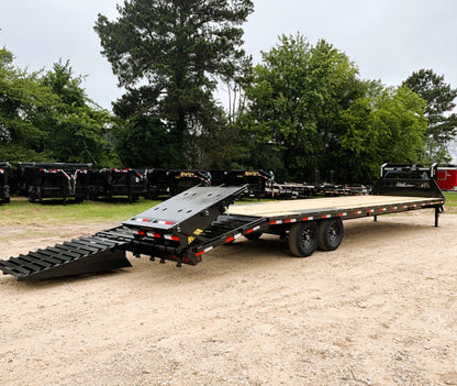 102 x 33' (27 + 5) GN Trailer Big Tex #14GN-33D5A-MRBK