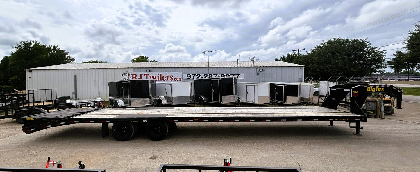 102 x 40' Big Tex 22GN Trailer w/Mega Ramps #64949 - Used