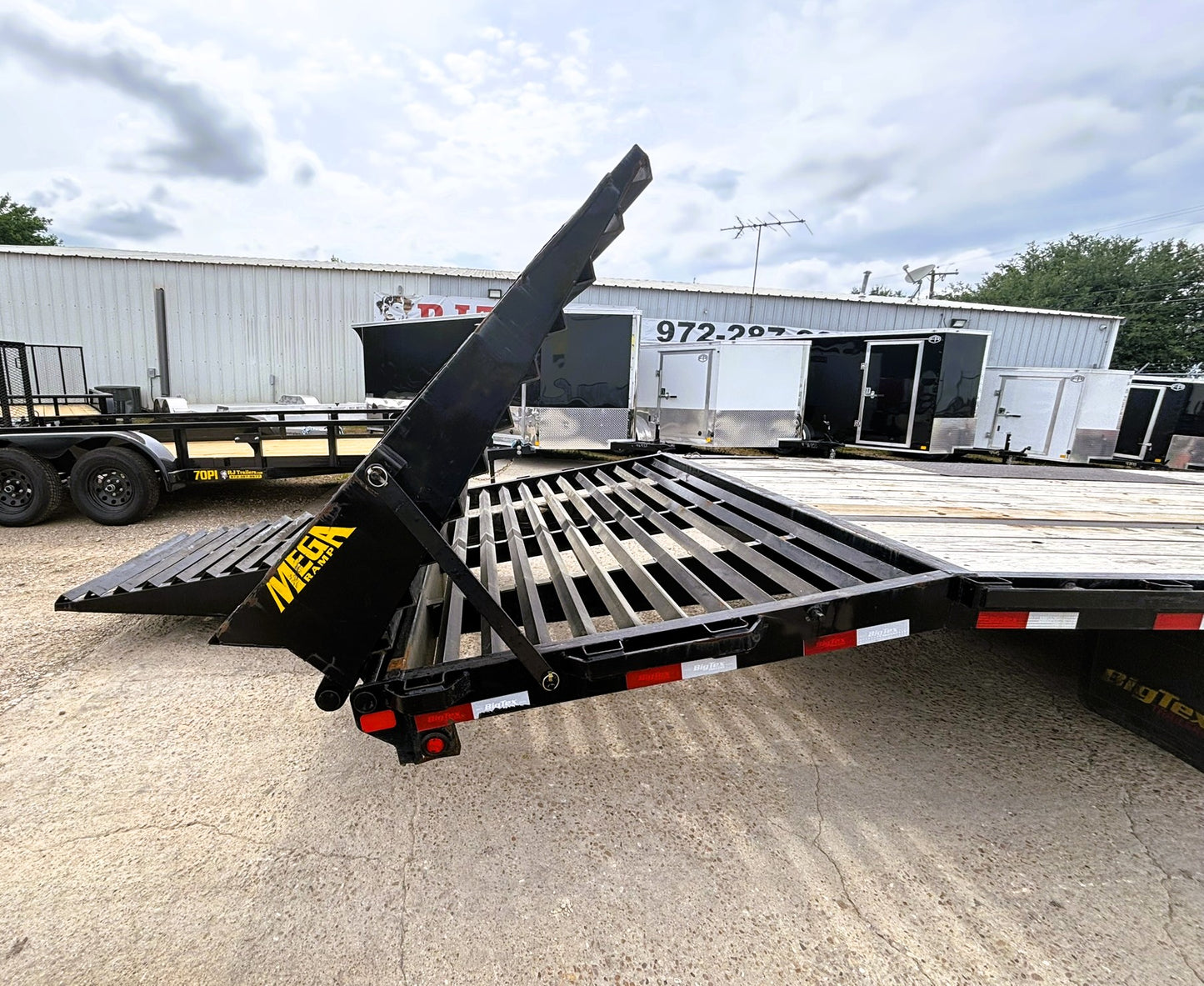 102 x 40' Big Tex 22GN Trailer w/Mega Ramps #64949 - Used
