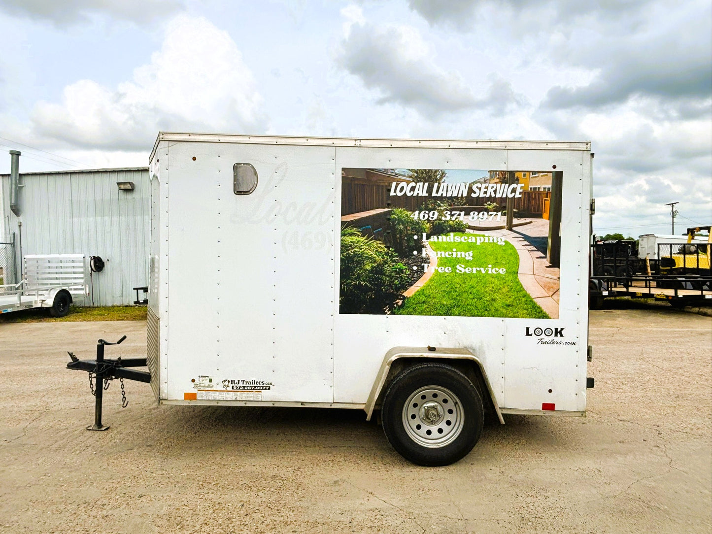 6 x 10' Enclosed Trailer Look Cargo #00923 - Used