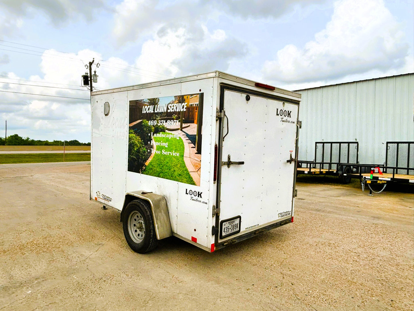 6 x 10' Enclosed Trailer Look Cargo #00923 - Used