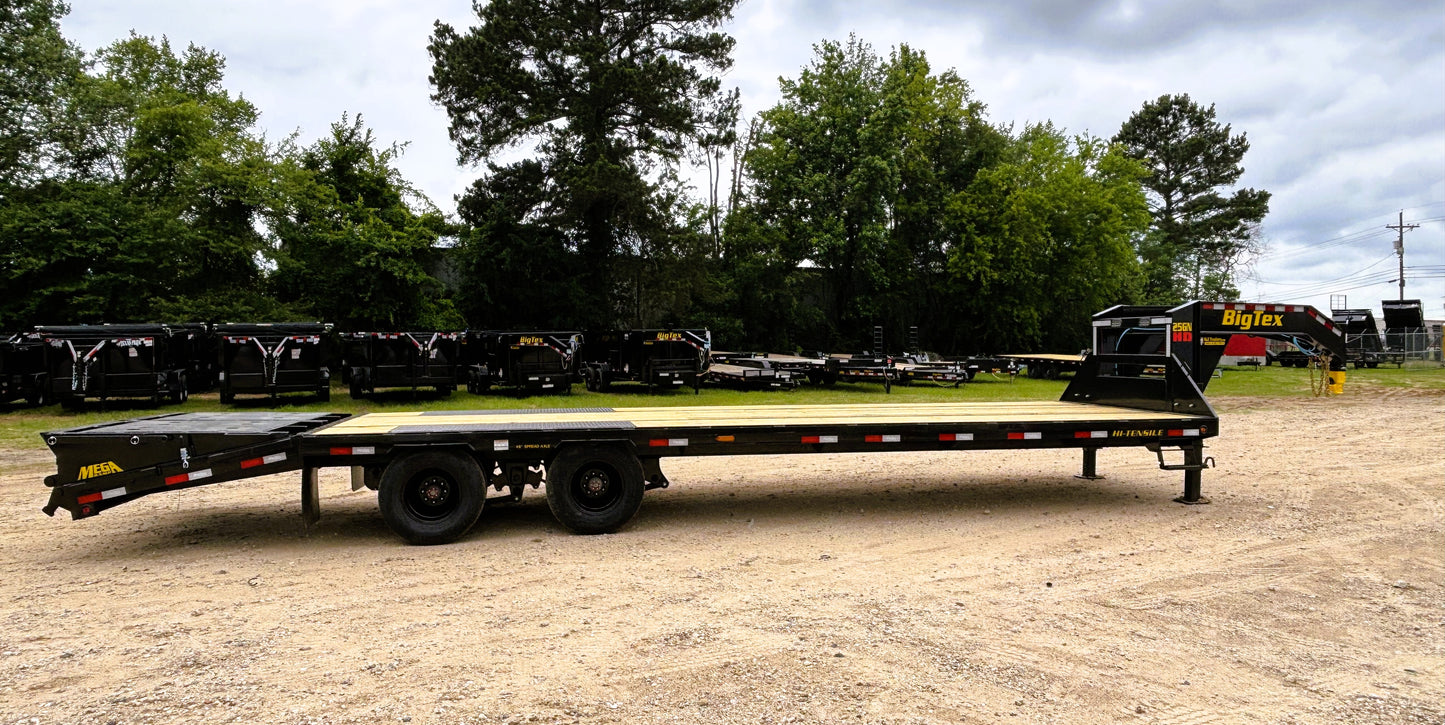 102 x 30' (25 + 5) GN Trailer Big Tex #25GN-30D5A-MRBK