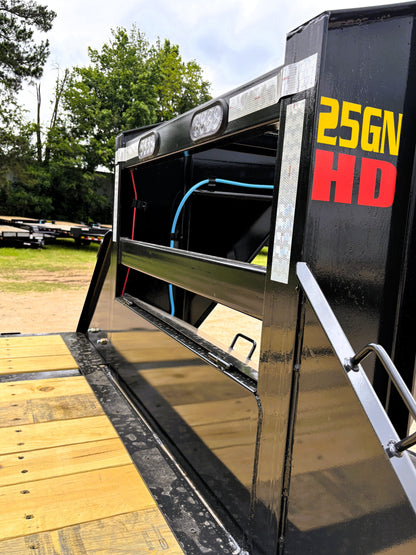 102 x 30' (25 + 5) GN Trailer Big Tex #25GN-30D5A-MRBK